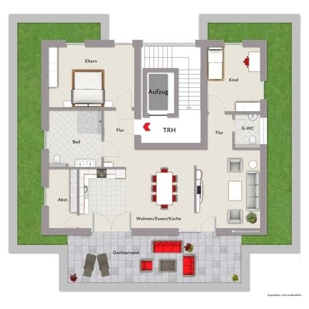 MFH 7 - Grundriss Penthouse